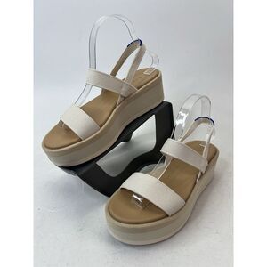 Rothy's‎ Women's Lightweight Wedge Sandal In Salt Size US 7.5